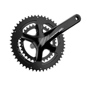 Juego de bielas y platos Miche Race HSP Evo Max 110 BCD 172.5 mm 46x36D 2x10V aluminio negro