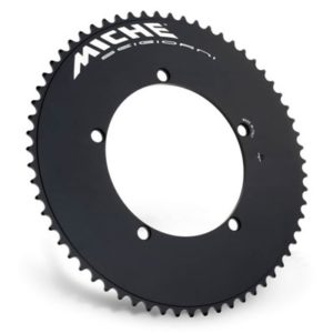 Plato Miche Sei giorni Track Pista 144 BCD 5 brazos 59 dientes aluminio negro