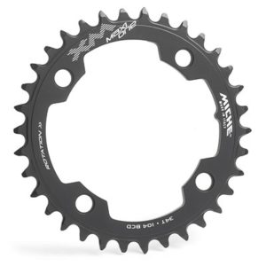 Plato Miche XM Maxi One E-Bike 104 BCD 4 brazos 32 dientes aluminio negro