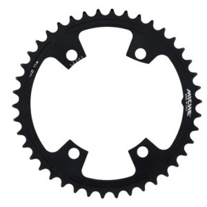 Plato Miche UTG 110 BCD 4 brazos 53 dientes para Shimano Ultegra 6800 aluminio negro