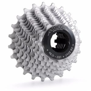 Cassette Miche Primato 10V para Campagnolo acero plata(15-24)