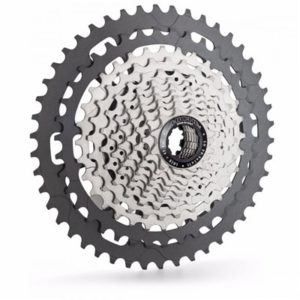 Cassette Miche XM 11V para Shimano aluminio gris/plata (11-46)