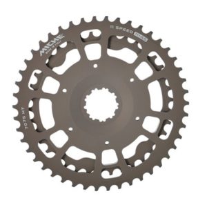 Kit coronas Miche XM MTB 46x38D para Shimano/SRAM 11V aluminio gris