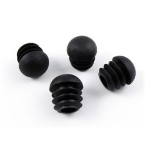 Kit 4 protectores Peruzzo 30 mm diametro para portabicis de acero negro