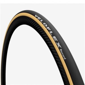 Cubierta Veloflex Record Race Open tubular 700x23 negro/marron 23-622