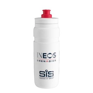Bidon Elite Fly Team Ineos-Grenadiers blanco 750 ml 2022