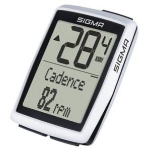 Ciclocomputador Sigma BC 12.0 STS cad con sensor cadencia inalambrico blanco