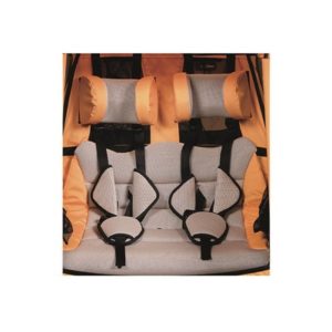 XLC asiento con arnes para remolque niño Duo S naranja calendula/antracita