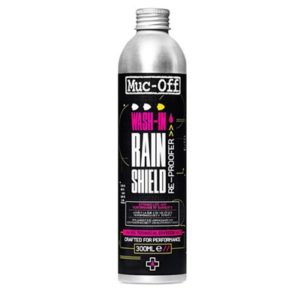 Impermeabilizante ropa Muc-off 300 ml (wash-in Shield Re-Proofer) (9 unidades)