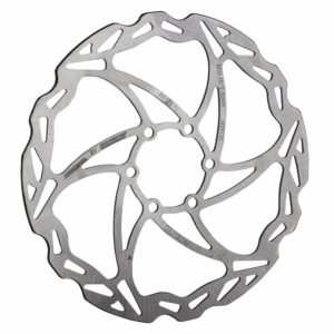 DISCO FRENO MICHE MTB 6 AGUJEROS 160mm PLATA